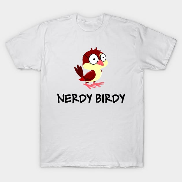 Nerdy Birdy T-Shirt by SandraKC